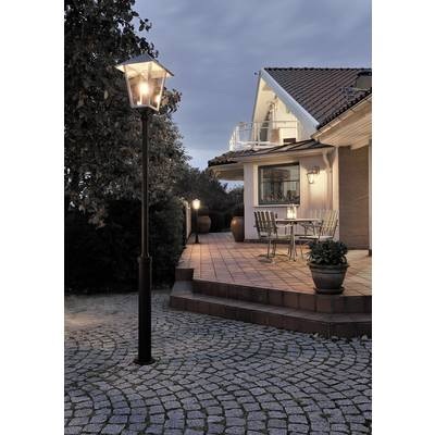 Konstsmide 437-320 Benu Außenstandleuchte Energiesparlampe, LED E27 100 W EEK: abhängig v. Leuchtmittel (A++ - E) Stahl