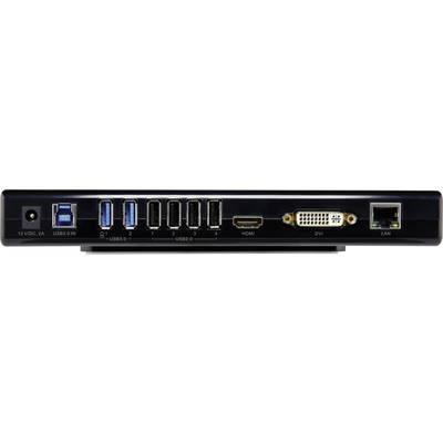 Renkforce Notebook Dockingstation Universal (HDMI-Buchse, Klinkenbuchse 3.5 mm, RJ45-Buchse, USB 2.0 Buchse A, USB 3.0