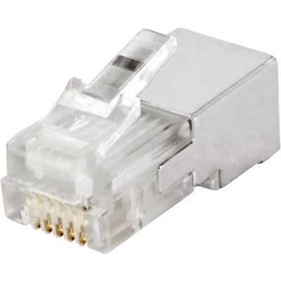 Modular-Stecker Stecker, gerade Pole: 6 MPL6/6RG Metall econ connect MPL6/6RG 1 St.