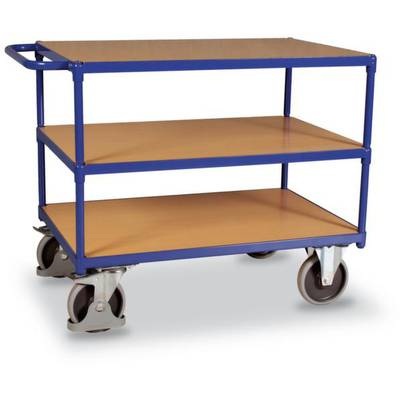 VARIOfit SW-600.512 Tischwagen Stahl pulverbeschichtet Traglast (max.): 500 kg Enzianblau (RAL 5010)