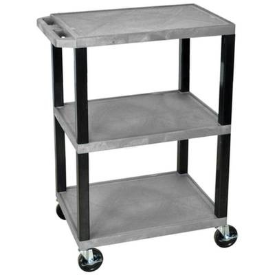 SEWT34GYS Kunststoffwagen Polyethylen Traglast (max.): 150 kg Grau