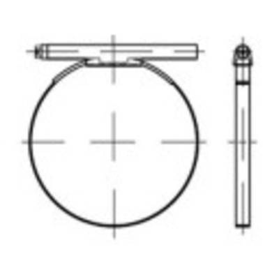 TOOLCRAFT Schlauchschellen Edelstahl 25 St.