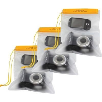 Highlander Beutel PVC Pouch 3er (L x B) 250 mm x 170 mm Transparent, Gelb CS026