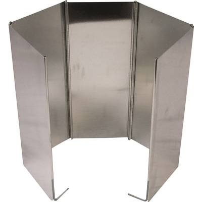 Highlander Windschutz Aluminium GAS003 Windschutz für Gaslaternen und Kocher