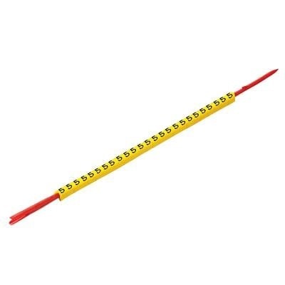 Weidmüller CLI R 02-3 GE/SW S Kennzeichnungsring Aufdruck S Außendurchmesser-Bereich 1 bis 3 mm 0560001675