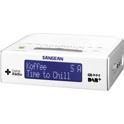 Sangean Dcr-89W - Radiowecker (Dab+, FM, Weiss)
