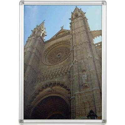 Franken Bilder Wechselrahmen BS0703 Papierformat: DIN A2 (B x H x T) 45 x 62.4 x 1.2 cm Silber