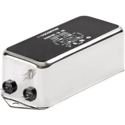 Schaffner FN 2070-6-06 Netzfilter mit Kaltgerätebuchse 250 V/AC 6 A 7.8 mH (B x H) 113.5 mm x 45.4 mm 1 St.