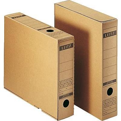 Leitz Archivbox 6084-00-00 70 mm x 325 mm x 265 mm Wellpappe Naturbraun 1 St.