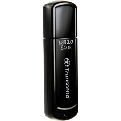 Transcend Jetflash 700 64Gb Usb3 Black - (64 GB, Schwarz)