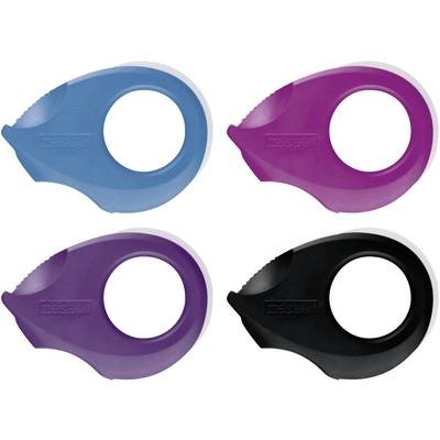 tesa Klebeband-Abroller 58230 Schwarz, Lila, Pink, Blau