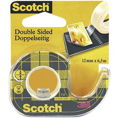 3M 665DP 7000052309 Doppelseitiges Klebeband Scotch® 665 Transparent (L x B) 7.9 m x 12 mm 1 Rolle(n)