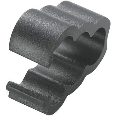 TRU COMPONENTS 1593105 TC-RC-34203 Befestigungsschelle schraubbar Schwarz 1 St.