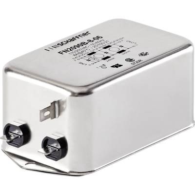 Schaffner FN2090-6-06 Entstörfilter 250 V/AC 6 A 8 mH (L x B x H) 85 x 54 x 30.3 mm 1 St.