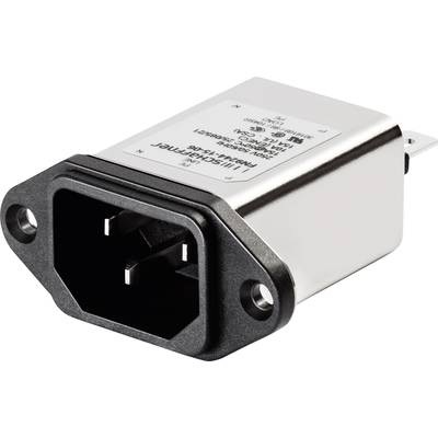 Schaffner FN9244-3-06 Netzfilter mit Kaltgerätebuchse 250 V/AC 3 A (L x B) 48 mm x 22.5 mm 1 St.