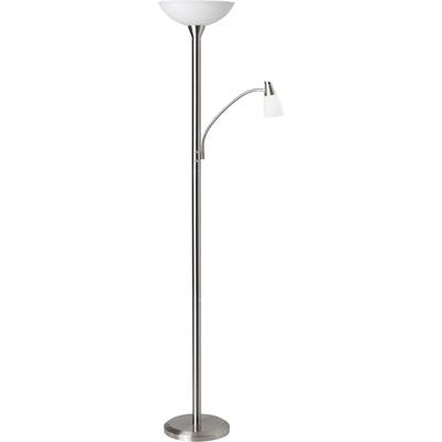 Deckenfluter mit Leselampe LED E27 5.5 W EEK: A+ (A++ - E) Brilliant Lucy Eisen