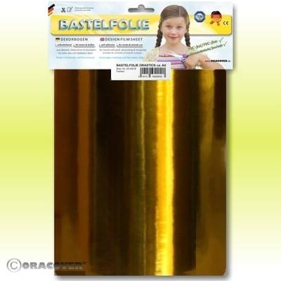 Klebefolie Oracover Orastick 25-098-B (L x B) 300 mm x 208 mm Chrom-Orange