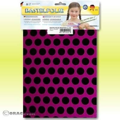 Klebefolie Oracover Orastick Fun 1 45-015-071-B (L x B) 300 mm x 208 mm Violett-Schwarz (fluoreszierend)