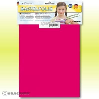 Klebefolie Oracover Orastick 25-025-B (L x B) 300 mm x 208 mm Pink (fluoreszierend)