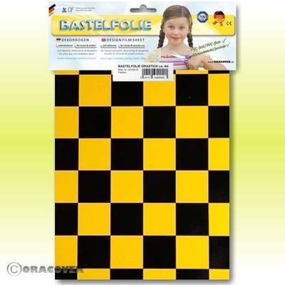 Klebefolie Oracover Orastick Fun 3 47-037-071-B (L x B) 300 mm x 208 mm Perlmutt-Gold-Gelb-Schwarz