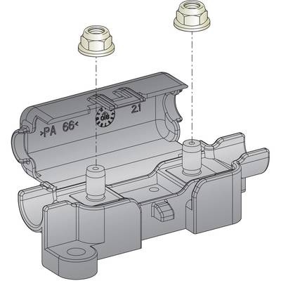 ESKA 1.003600 Sicherungshalter Passend für Sicherungsstreifen 150 A 32 V/DC 1 St.