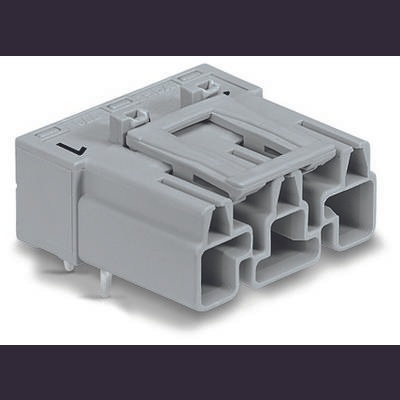WAGO Netz-Steckverbinder WINSTA MIDI Serie (Netzsteckverbinder) WINSTA MIDI Stecker, Einbau horizontal Gesamtpolzahl: 3