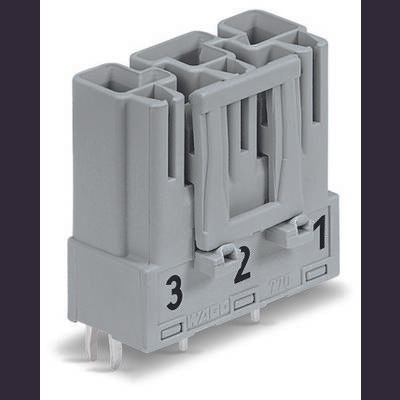 WAGO Netz-Steckverbinder WINSTA MIDI Serie (Netzsteckverbinder) WINSTA MIDI Stecker, Einbau horizontal Gesamtpolzahl: 3