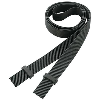 Flachbandkabel Schwarz 1 St.