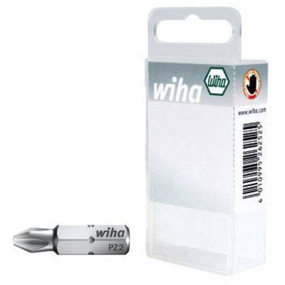 Wiha SB-Bit 7012 Z Kreuzschlitz-Bit PZ 2 Chrom-Vanadium Stahl gehärtet C 6.3 1 St.