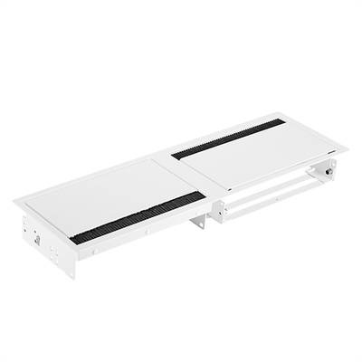 BACHMANN CONI DUO Einbaurahmen 6-fach, 2x 3-fach Rahmen weiss