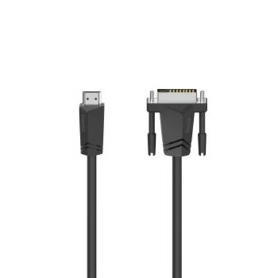HAMA 205018 HDMI/DVI/D M/M 1.5M - HDMI/DVI-Kabel (Schwarz)
