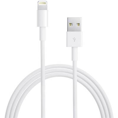 Apple iPad/iPhone/iPod Datenkabel/Ladekabel [1x USB 2.0 Stecker A - 1x Apple Lightning-Stecker] 2 m Weiß