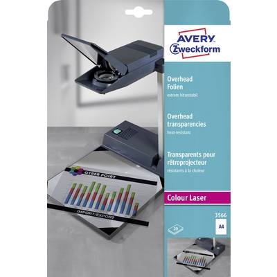 Zweckform 3566Z Farblaser Folie A4 Glasklar -