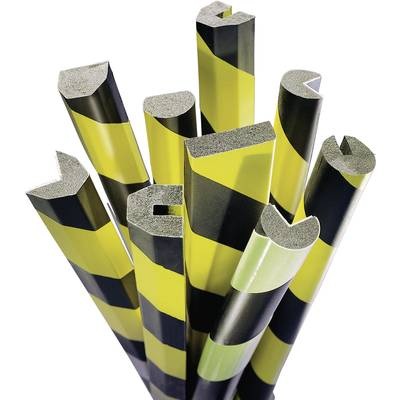 Moravia 422.20.276 MORION-Prallschutz Kreis - Kantenschutz gelb/schwarz (Ø x L) 40 mm x 1000 mm