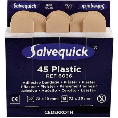 Söhngen 1009036 Salvequick Pflaster-Strips wasserfest 45 Stück