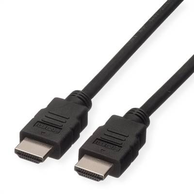 Roline HDMI Anschlusskabel HDMI-A Stecker 10.00 m Schwarz 11.04.5740 Geschirmt HDMI-Kabel