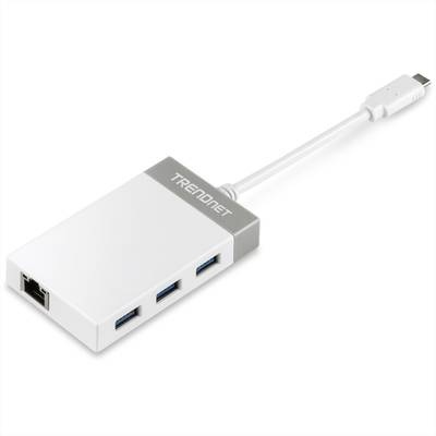 TrendNet TUC-ETGH3 - USB-C zu Gigabit Ethernet und 3x USB 3.0 Hub