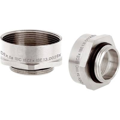 Kabelverschraubung Erweiterung mit O-Ring M32 M40 Messing Natur LAPP SKINDICHT ME-M ATEX 32X1,5/40X1,5 25 St.