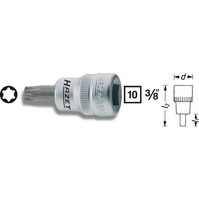 Hazet 8802-T40 Innen-TORX Steckschlüssel-Bit-Einsatz T 40 3/8 (10 mm)