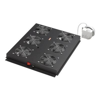 Digitus DN-19 FAN-4-SRV-B 19 Zoll 4 x Netzwerkschrank-Lüfter 1 HE Schwarz