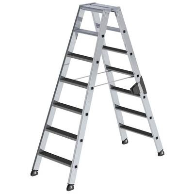 Günzburger Steigtechnik 41607 Aluminium Stufen-Stehleiter Arbeitshöhe (max.): 3.25 m