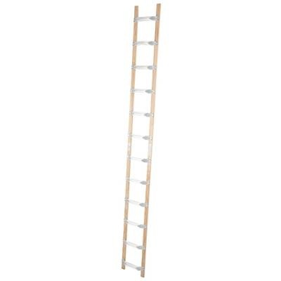 Krause 804228 Aluminium, Holz Dachleiter Silber, Hell-Braun 6 kg