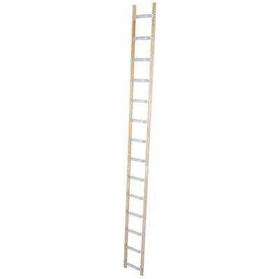 Krause 804235 Aluminium, Holz Dachleiter Silber, Hell-Braun 7.5 kg