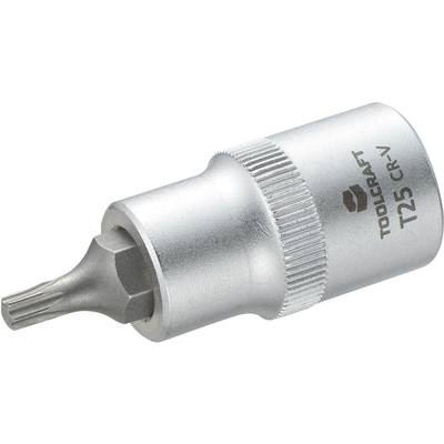 TOOLCRAFT 816163 Innen-TORX Steckschlüssel-Bit-Einsatz T 25 1/2 (12.5 mm)