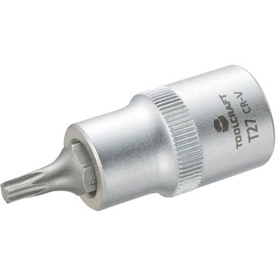 TOOLCRAFT 816164 Innen-TORX Steckschlüssel-Bit-Einsatz T 27 1/2 (12.5 mm)