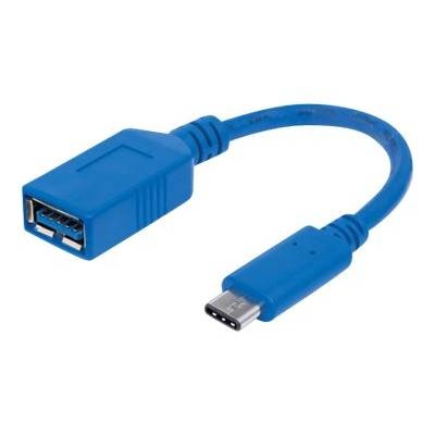 Manhattan USB 2.0, USB 3.0 Adapter [1x USB 3.0 Buchse A - 1x USB-C™ Stecker] 353540 Einzelschirm, Folienschirm