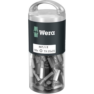 Wera 867/1 Z TORX® DIY 100 SiS Torx-Bit T 25 Werkzeugstahl legiert, zähhart D 6.3 100 St.