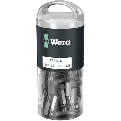 Wera 867/1 Z TORX® DIY 100 SiS Torx-Bit T 30 Werkzeugstahl legiert, zähhart D 6.3 100 St.
