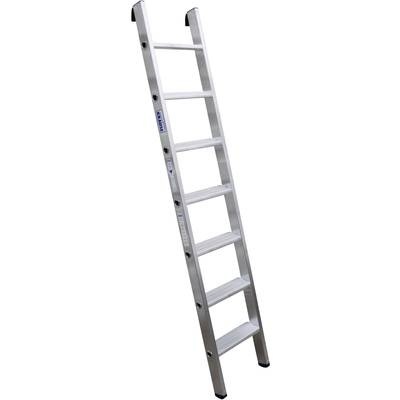 Krause 124418 Aluminium Anlegeleiter Arbeitshöhe (max.): 2.90 m Silber 4.2 kg