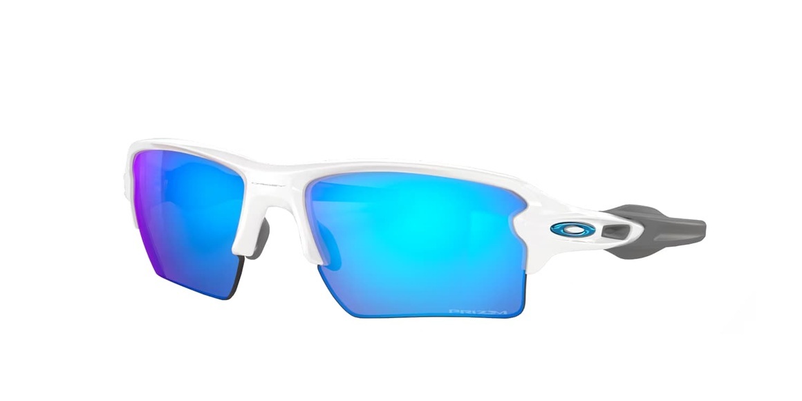 Oakley Sonnenbrille Flak 2.0 XL - Polished White Prizm Sapphire